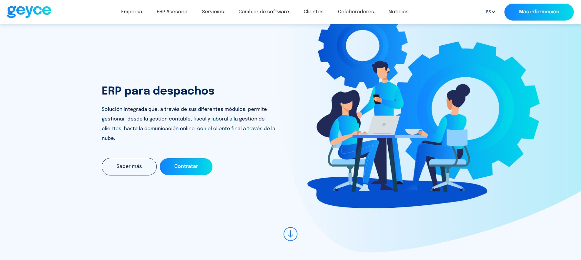 Geyce estrena página web